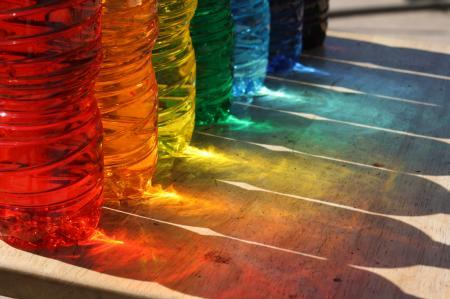 Regenboog kleuren foto